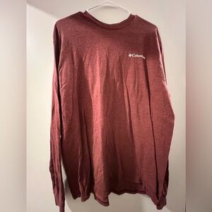 Columbia Men's Long Sleeve Shirt - Red